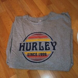 Hurley Heather Gray Tee Mens Size XXL